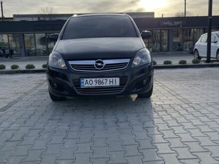 Черный Опель Зафира, объемом двигателя 1.7 л и пробегом 260 тыс. км за 6300 $, фото 1 на Automoto.ua