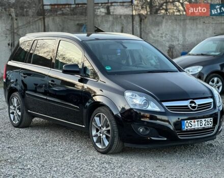 Черный Опель Зафира, объемом двигателя 1.8 л и пробегом 186 тыс. км за 8199 $, фото 1 на Automoto.ua