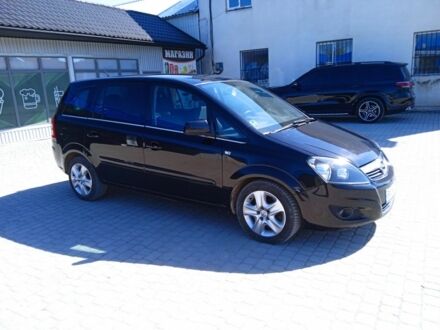 Черный Опель Зафира, объемом двигателя 1.7 л и пробегом 220 тыс. км за 7750 $, фото 1 на Automoto.ua
