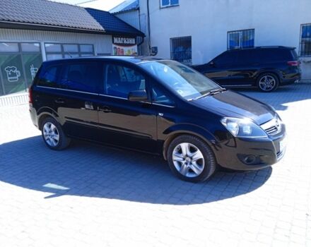 Черный Опель Зафира, объемом двигателя 1.7 л и пробегом 220 тыс. км за 7750 $, фото 1 на Automoto.ua