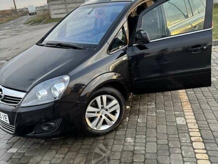 Черный Опель Зафира, объемом двигателя 1.7 л и пробегом 271 тыс. км за 7400 $, фото 1 на Automoto.ua