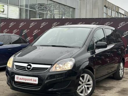 Черный Опель Зафира, объемом двигателя 1.8 л и пробегом 166 тыс. км за 7900 $, фото 1 на Automoto.ua