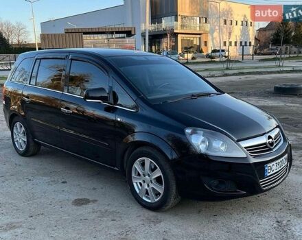 Черный Опель Зафира, объемом двигателя 1.7 л и пробегом 176 тыс. км за 6900 $, фото 1 на Automoto.ua