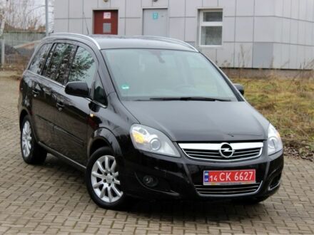 Черный Опель Зафира, объемом двигателя 1.8 л и пробегом 220 тыс. км за 7499 $, фото 1 на Automoto.ua