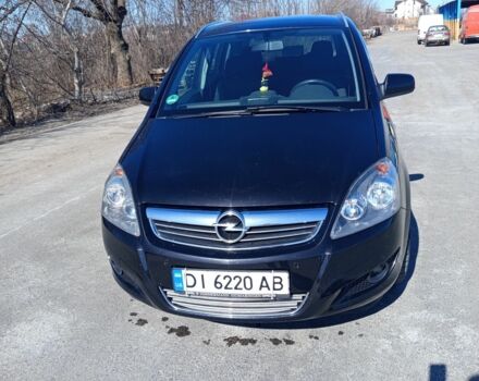 Черный Опель Зафира, объемом двигателя 1.8 л и пробегом 210 тыс. км за 7000 $, фото 1 на Automoto.ua
