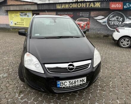 Черный Опель Зафира, объемом двигателя 1.69 л и пробегом 250 тыс. км за 6500 $, фото 1 на Automoto.ua