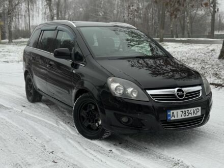 Черный Опель Зафира, объемом двигателя 1.7 л и пробегом 244 тыс. км за 7500 $, фото 1 на Automoto.ua