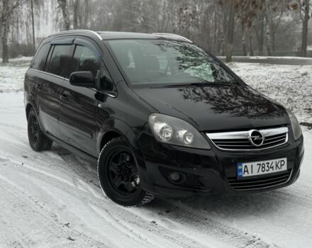 Черный Опель Зафира, объемом двигателя 1.7 л и пробегом 244 тыс. км за 7500 $, фото 1 на Automoto.ua