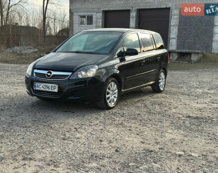 Черный Опель Зафира, объемом двигателя 1.7 л и пробегом 236 тыс. км за 7500 $, фото 1 на Automoto.ua