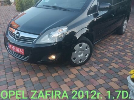 Черный Опель Зафира, объемом двигателя 2 л и пробегом 257 тыс. км за 6200 $, фото 1 на Automoto.ua