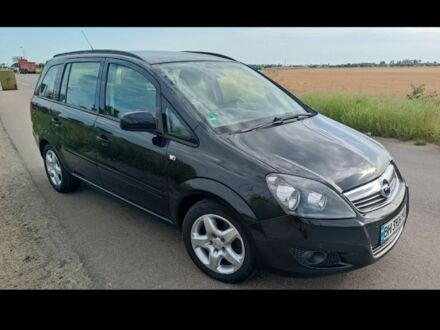 Черный Опель Зафира, объемом двигателя 1.7 л и пробегом 199 тыс. км за 7000 $, фото 1 на Automoto.ua