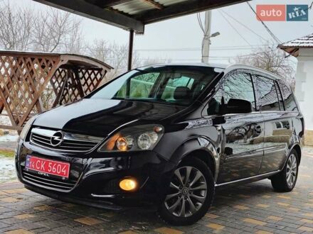 Черный Опель Зафира, объемом двигателя 1.6 л и пробегом 245 тыс. км за 5800 $, фото 1 на Automoto.ua