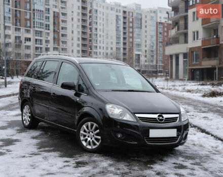 Черный Опель Зафира, объемом двигателя 1.8 л и пробегом 220 тыс. км за 6850 $, фото 1 на Automoto.ua