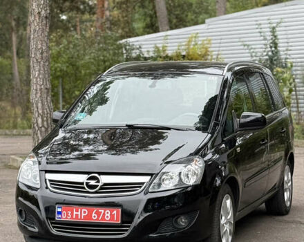 Черный Опель Зафира, объемом двигателя 1.6 л и пробегом 177 тыс. км за 7700 $, фото 1 на Automoto.ua