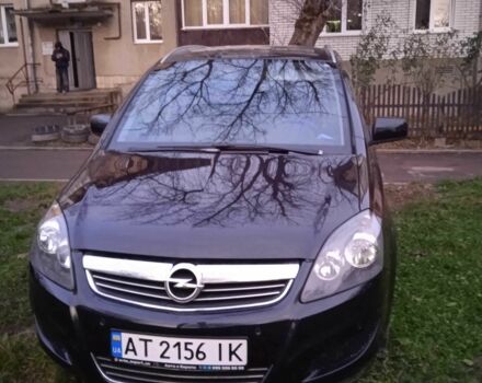 Черный Опель Зафира, объемом двигателя 1.7 л и пробегом 278 тыс. км за 9800 $, фото 1 на Automoto.ua