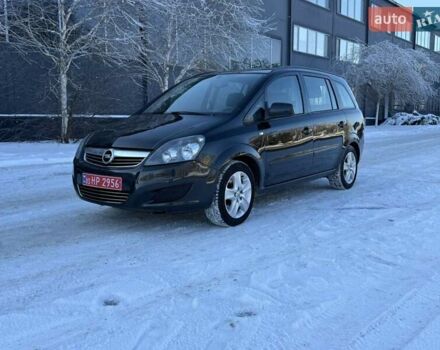Черный Опель Зафира, объемом двигателя 1.8 л и пробегом 186 тыс. км за 8450 $, фото 1 на Automoto.ua