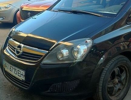 Чорний Опель Зафіра, об'ємом двигуна 1.8 л та пробігом 224 тис. км за 4600 $, фото 1 на Automoto.ua