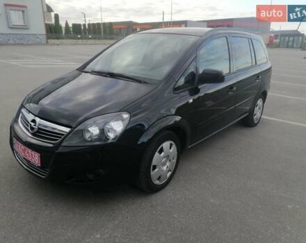 Черный Опель Зафира, объемом двигателя 1.8 л и пробегом 218 тыс. км за 6900 $, фото 1 на Automoto.ua