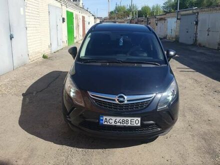 Чорний Опель Зафіра, об'ємом двигуна 1.96 л та пробігом 155 тис. км за 10500 $, фото 1 на Automoto.ua
