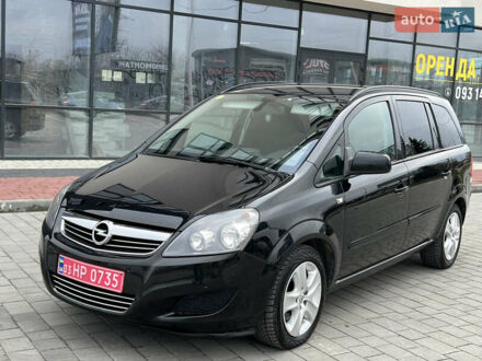 Черный Опель Зафира, объемом двигателя 1.7 л и пробегом 201 тыс. км за 8600 $, фото 1 на Automoto.ua