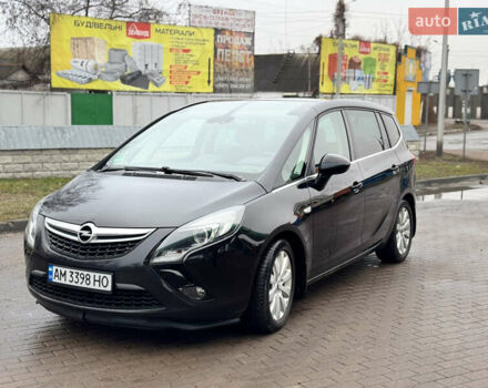 Черный Опель Зафира, объемом двигателя 2 л и пробегом 320 тыс. км за 10700 $, фото 1 на Automoto.ua