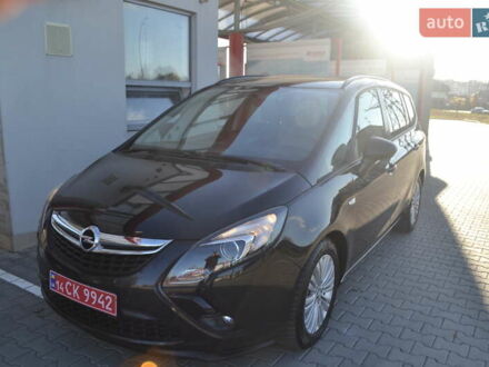 Черный Опель Зафира, объемом двигателя 1.96 л и пробегом 165 тыс. км за 13200 $, фото 1 на Automoto.ua