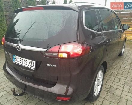 Коричневый Опель Зафира, объемом двигателя 1.6 л и пробегом 272 тыс. км за 8300 $, фото 7 на Automoto.ua