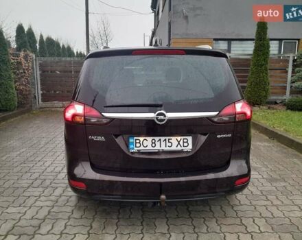 Коричневый Опель Зафира, объемом двигателя 1.6 л и пробегом 272 тыс. км за 8300 $, фото 6 на Automoto.ua