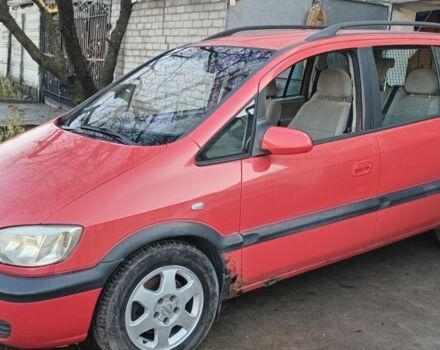 Красный Опель Зафира, объемом двигателя 2.2 л и пробегом 300 тыс. км за 2800 $, фото 1 на Automoto.ua
