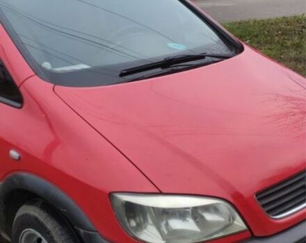 Красный Опель Зафира, объемом двигателя 1.8 л и пробегом 330 тыс. км за 3800 $, фото 2 на Automoto.ua