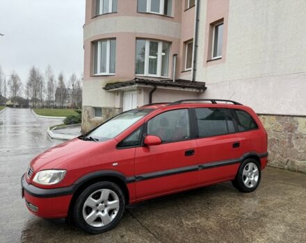 Красный Опель Зафира, объемом двигателя 1.8 л и пробегом 250 тыс. км за 1680 $, фото 1 на Automoto.ua