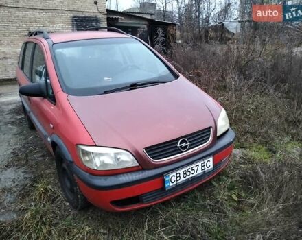 Червоний Опель Зафіра, об'ємом двигуна 1.6 л та пробігом 265 тис. км за 2000 $, фото 1 на Automoto.ua