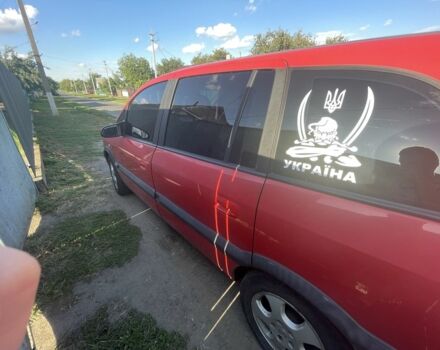 Красный Опель Зафира, объемом двигателя 2.2 л и пробегом 280 тыс. км за 2650 $, фото 2 на Automoto.ua