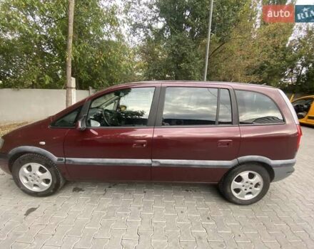 Красный Опель Зафира, объемом двигателя 2.2 л и пробегом 270 тыс. км за 4750 $, фото 1 на Automoto.ua