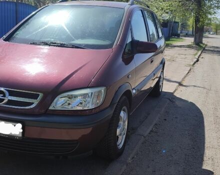 Червоний Опель Зафіра, об'ємом двигуна 1.6 л та пробігом 228 тис. км за 4000 $, фото 6 на Automoto.ua
