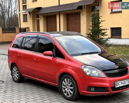 Красный Опель Зафира, объемом двигателя 1.91 л и пробегом 280 тыс. км за 3950 $, фото 2 на Automoto.ua