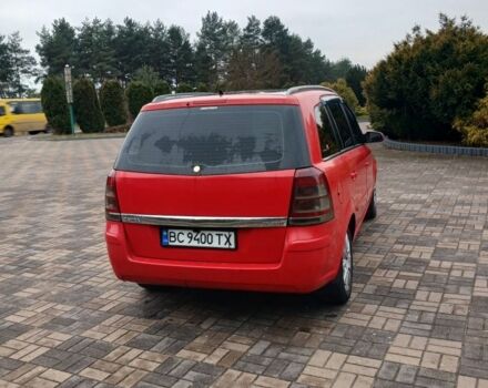 Красный Опель Зафира, объемом двигателя 1.9 л и пробегом 287 тыс. км за 3700 $, фото 5 на Automoto.ua