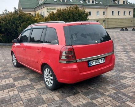 Красный Опель Зафира, объемом двигателя 1.9 л и пробегом 287 тыс. км за 3700 $, фото 3 на Automoto.ua