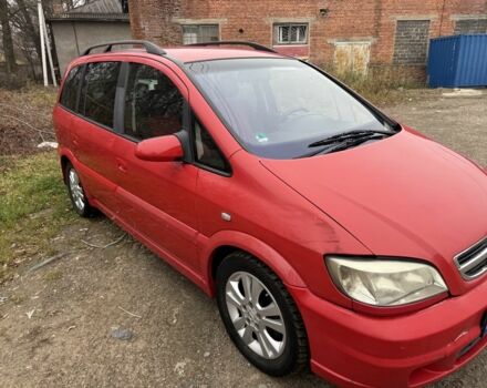 Красный Опель Зафира, объемом двигателя 2.2 л и пробегом 300 тыс. км за 1850 $, фото 1 на Automoto.ua