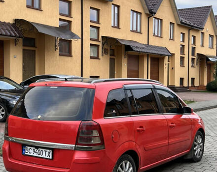 Красный Опель Зафира, объемом двигателя 1.91 л и пробегом 280 тыс. км за 3950 $, фото 3 на Automoto.ua