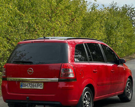 Красный Опель Зафира, объемом двигателя 1.7 л и пробегом 310 тыс. км за 7800 $, фото 5 на Automoto.ua