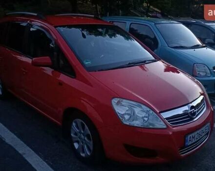 Красный Опель Зафира, объемом двигателя 1.6 л и пробегом 184 тыс. км за 6000 $, фото 5 на Automoto.ua