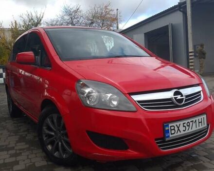 Красный Опель Зафира, объемом двигателя 1.69 л и пробегом 270 тыс. км за 6700 $, фото 7 на Automoto.ua