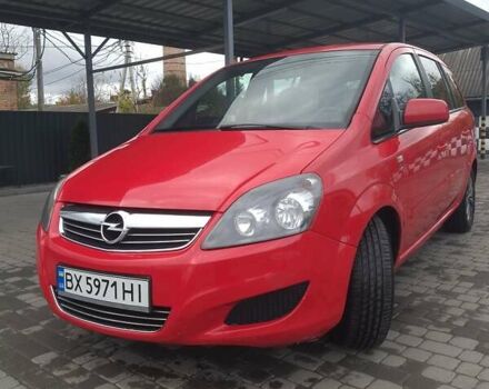 Красный Опель Зафира, объемом двигателя 1.69 л и пробегом 270 тыс. км за 6700 $, фото 8 на Automoto.ua
