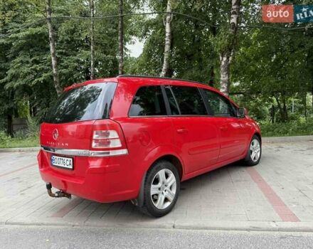Красный Опель Зафира, объемом двигателя 1.7 л и пробегом 255 тыс. км за 6500 $, фото 3 на Automoto.ua