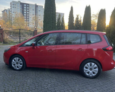 Красный Опель Зафира, объемом двигателя 1.6 л и пробегом 146 тыс. км за 10699 $, фото 14 на Automoto.ua