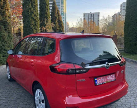 Красный Опель Зафира, объемом двигателя 1.6 л и пробегом 146 тыс. км за 10699 $, фото 12 на Automoto.ua