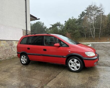 Красный Опель Зафира, объемом двигателя 1.8 л и пробегом 250 тыс. км за 1680 $, фото 1 на Automoto.ua