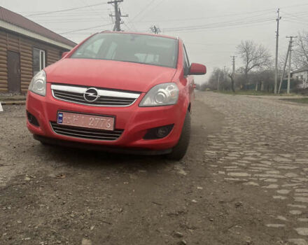 Красный Опель Зафира, объемом двигателя 1.8 л и пробегом 183 тыс. км за 8150 $, фото 1 на Automoto.ua