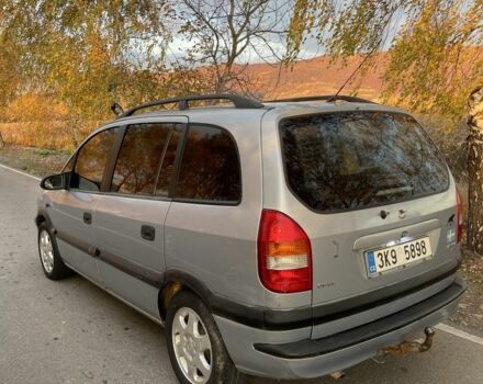 Серый Опель Зафира, объемом двигателя 2 л и пробегом 330 тыс. км за 1300 $, фото 3 на Automoto.ua